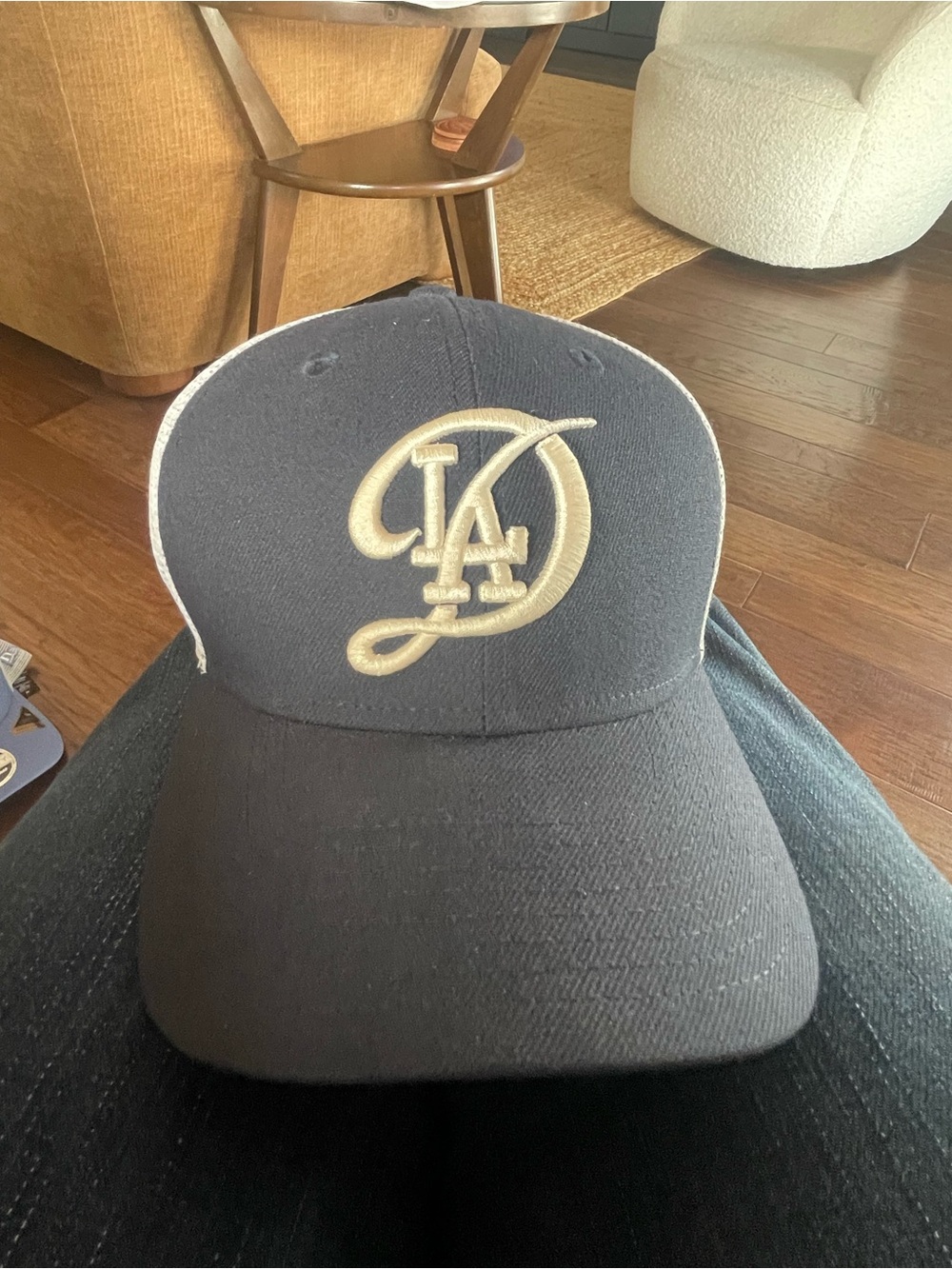 Los Angeles Dodgers City Connect New Era 9seventy Navy & White Hat